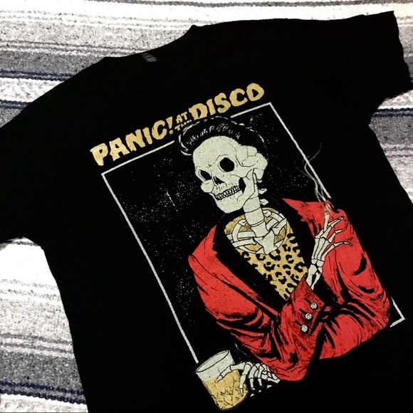 Shirts | Panic At The Disco Skeleton 